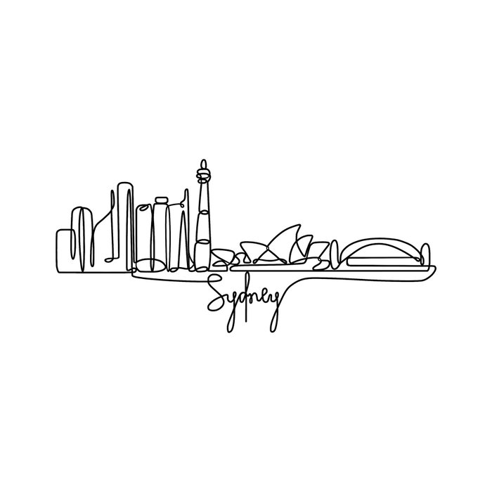 Wallity Sydney Escultura de Pared de Metal Negra Wallity Sydney Escultura de Pared de Metal Negra